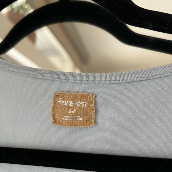 Free People Women's Blue Dress - Picture 5 of 6